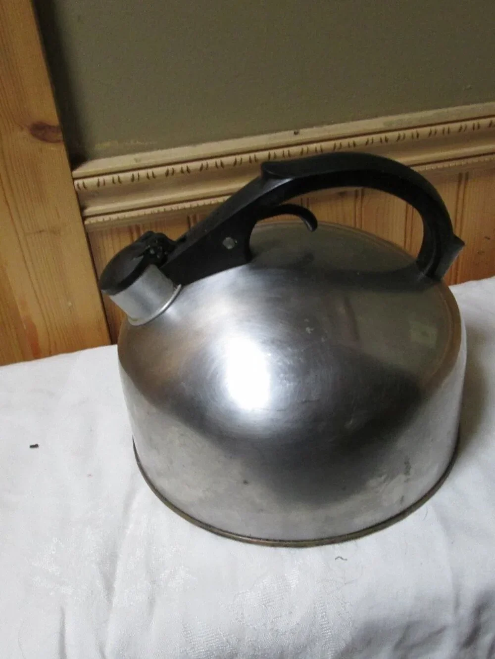 antique Revere Copper and Brass inc Teakettle 1930 Rare pre Reveware